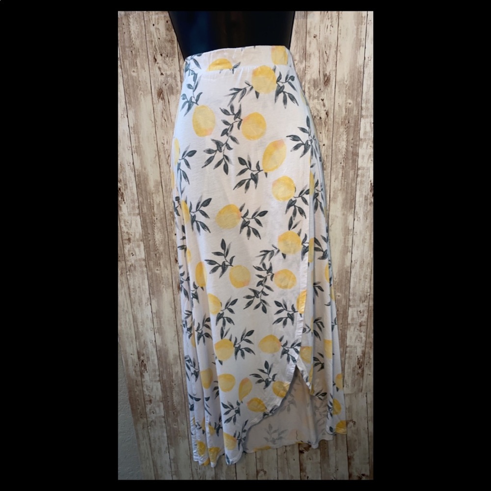 Lemon Maxi skirt